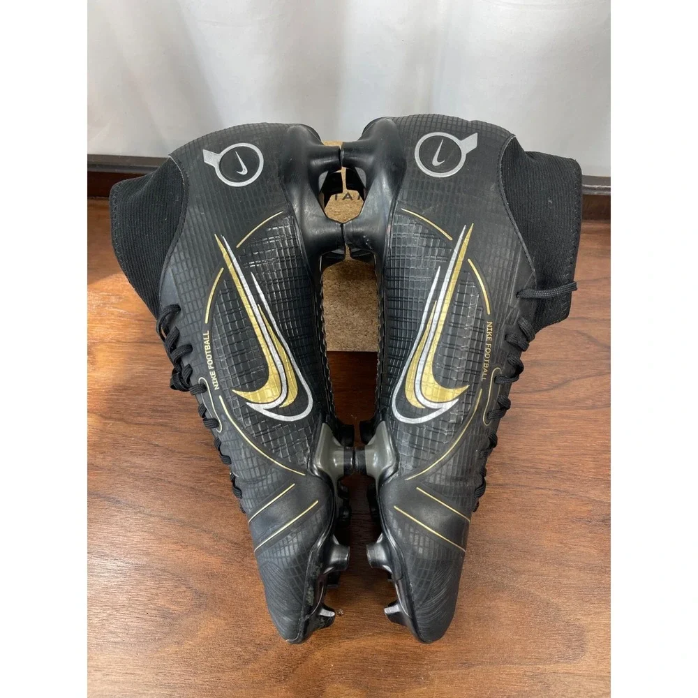 Nike Men's Size 11 Mercurial Superfly 8 FG  Cleats Black Gold DJ2873-007